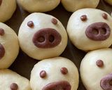 シュウマイパン・ブタのちぎりパン作り方2写真