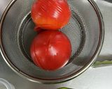 冷たいトマトの一品作り方1写真