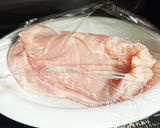 レンジで超簡単 鶏肉ときゅうりの棒棒鶏作り方1写真