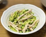 レンジで超簡単 鶏肉ときゅうりの棒棒鶏作り方7写真