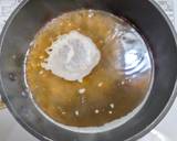 サラダチキンとパクチーの卵とじうどん作り方2写真