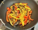 パプリカと茄子のカレー炒め作り方4写真