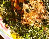 キムチ豆腐納豆の海苔鰹サラダ作り方3写真