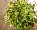 豆苗のレモンオリーブオイルつゆ和え作り方5写真