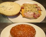 美味ドレスイート蜂蜜牛丼ベーコンチーズB作り方3写真