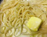 ワンパンパスタ●バター＆生クリームパスタ作り方3写真