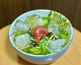 キュウリと梅干で冷やし茶漬け作り方4写真