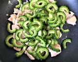 ゴーヤと鶏肉のマヨ焼き作り方3写真