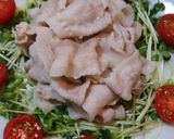 簡単！激ウマ！豚バラ肉の激辛冷しゃぶ♪作り方4写真