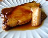 焼き葱とブリの照り焼き作り方4写真