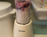 甘酸っぱいブルーベリーリンゴ酢スムージー作り方3写真