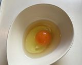 お弁当に♪白と黄色のマダラな玉子焼き作り方1写真