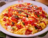 トマトの旨味を引き出したとろとろオムレツ作り方5写真