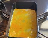 お弁当に♪白と黄色のマダラな玉子焼き作り方4写真