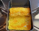 お弁当に♪白と黄色のマダラな玉子焼き作り方8写真