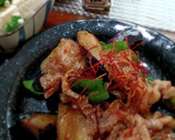 エバラのおろしのたれで豚バラ茄子炒め作り方5写真