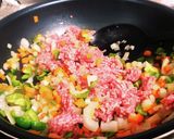 簡単ひき肉炒め作り方2写真