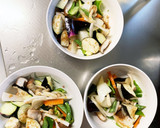 茄子椎茸コク旨さっぱり甘辛梅炒味八宝菜風作り方9写真