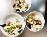 茄子椎茸簡単きな粉味噌にんにく味八宝菜風作り方9写真
