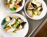 茄子椎茸簡単きな粉味噌にんにく味八宝菜風作り方11写真