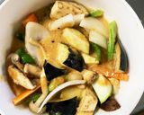 茄子椎茸簡単きな粉味噌にんにく味八宝菜風作り方12写真