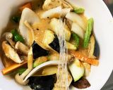 茄子椎茸簡単きな粉味噌にんにく味八宝菜風作り方14写真
