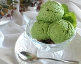 ソフトケールのアイスクリーム。作り方4写真