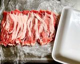 豚肉ちくわロール作り方1写真