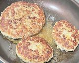 粗挽き牛肉と豚ひき肉の肉肉ハンバーグ作り方6写真
