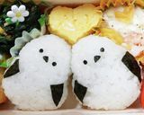 仲良し首まげシマエナガ弁当☆キャラ弁作り方3写真