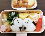 仲良し首まげシマエナガ弁当☆キャラ弁作り方8写真