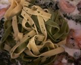 海老とペストパスタ作り方4写真