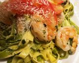 海老とペストパスタ作り方5写真