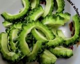 カレー風味のゴーヤの天ぷら♪おつまみに♡作り方1写真