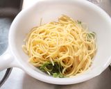豆苗きゅうりだしマヨパスタ作り方4写真