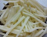 細切りじゃがいもと豆のチーズ焼き作り方1写真
