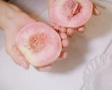 ももの切り方、皮のむき方作り方3写真