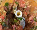 新感覚！トマトと青唐辛子の鮪なめろう丼作り方6写真