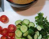 簡単！美味♪きゅうりトマト爽やかごま和え作り方1写真