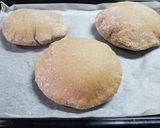 糖質制限★全粒粉100%ふくらむピタパン作り方18写真