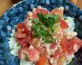 トマト&シーチキン丼作り方4写真
