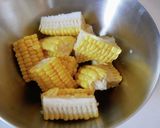 かじればやみつき！とうもろこしの揚げ浸し作り方1写真
