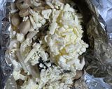 イワシの缶詰のホイル焼き作り方3写真