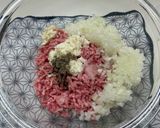 【簡単夕食】ピーマン肉詰めのマッシュルームソース作り方2写真
