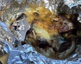 イワシの缶詰のホイル焼き作り方4写真
