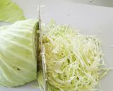 コールスローサラダにガムシロップ作り方1写真