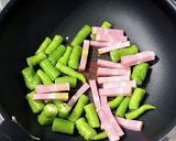 万願寺とうがらしベーコン:冷凍弁当おかず作り方2写真