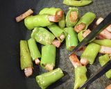 万願寺とうがらしベーコン:冷凍弁当おかず作り方5写真