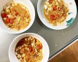 肉無豆腐きな粉トマト生姜梅ポン酢野菜炒め作り方5写真