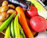トマ缶使わない★新鮮夏野菜のミートソース作り方1写真